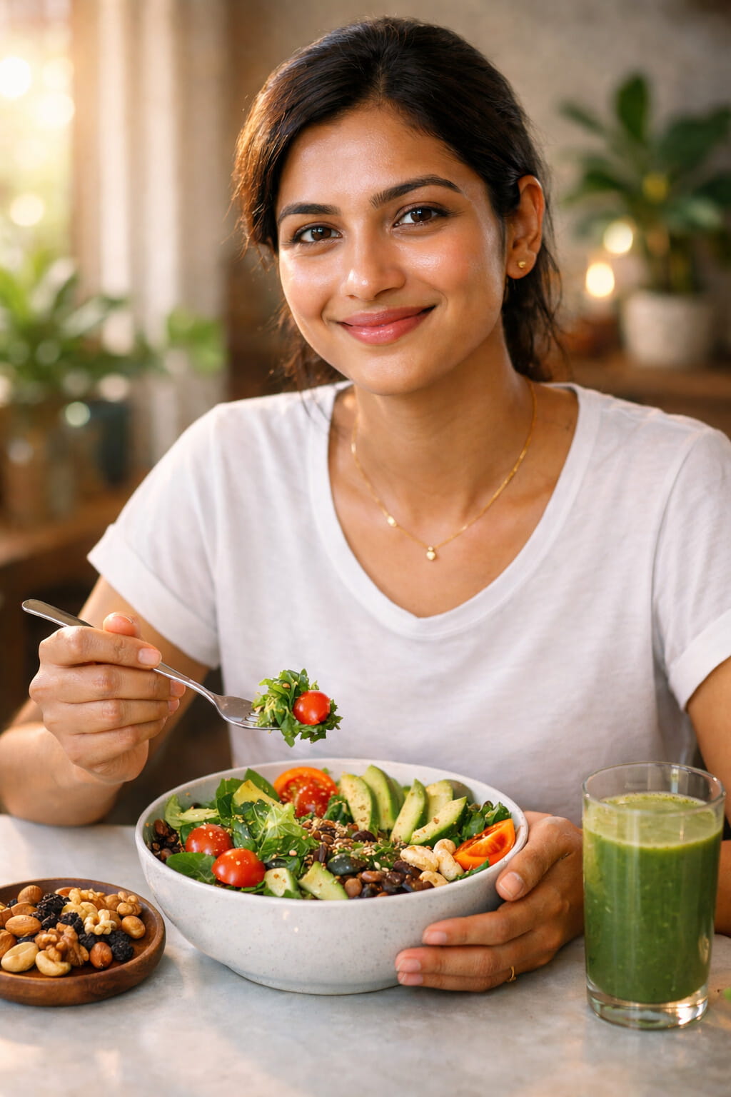 Gut-Skin Connection: Digestive System and Skin Health Illustration