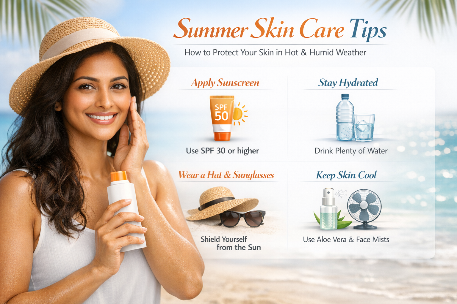 Summer Skin Care Tips: How to Protect Your Skin in Hot and Humid Weather